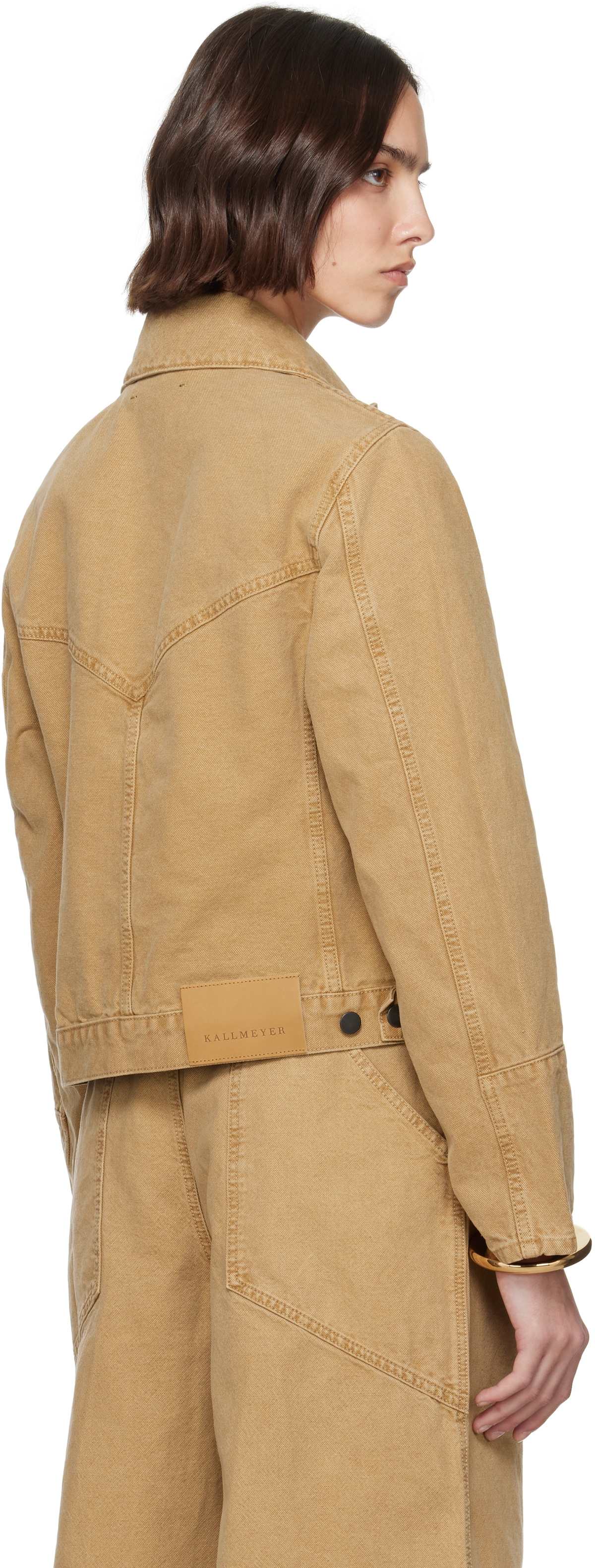 Kallmeyer Beige Axel Shrunken Jacket