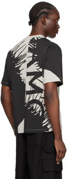 Ferragamo Gray Graphic T-Shirt