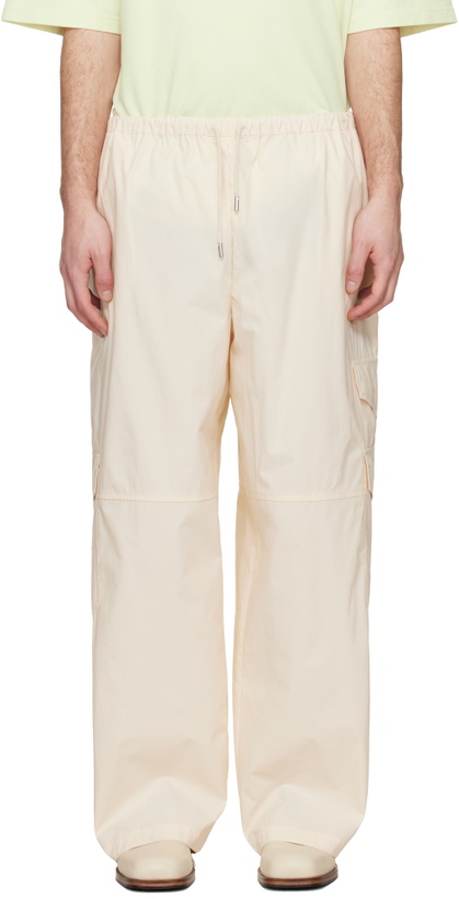 Photo: Maison Kitsuné Off-White Oversize Cargo Pants