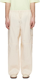 Maison Kitsuné Off-White Oversize Cargo Pants