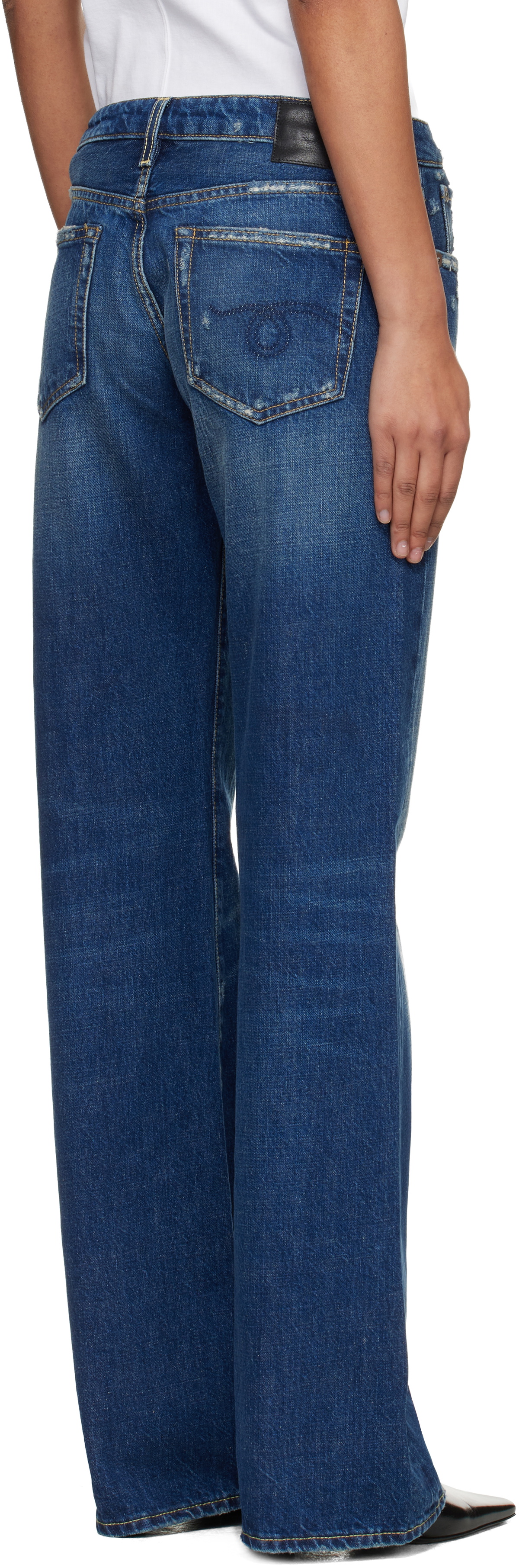 R13 Blue Effie Jeans
