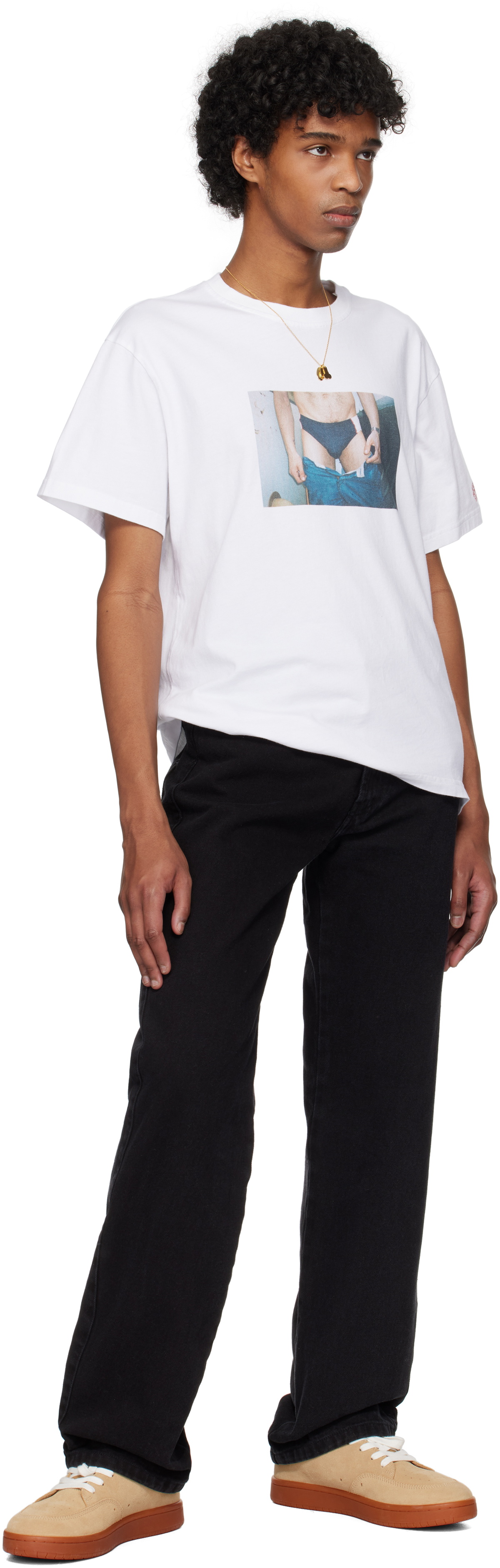 【関税込み】Carne Bollente ブラック Embroidered Sex ジーンズ Carne Bollente Black Embroidered 'Sex' Jeans Carne Bollente