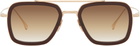 Dita Brown & Gold Flight.006 Sunglasses