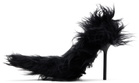 Balenciaga Black Flex Fur 110mm Heels