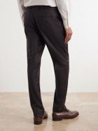 Paul Smith - Straight-Leg Wool and Cashmere-Blend Flannel Trousers - Brown