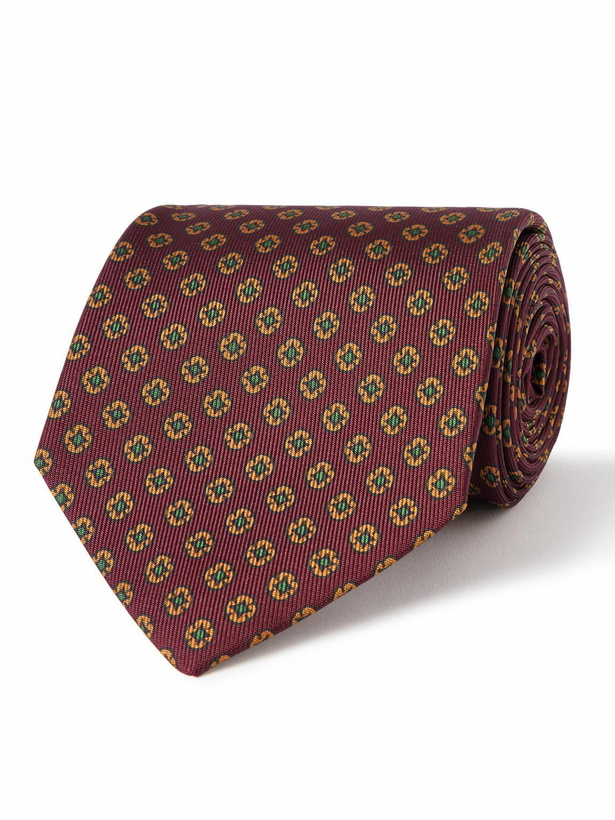 Photo: Drake's - HIM 8cm Printed Silk Tie