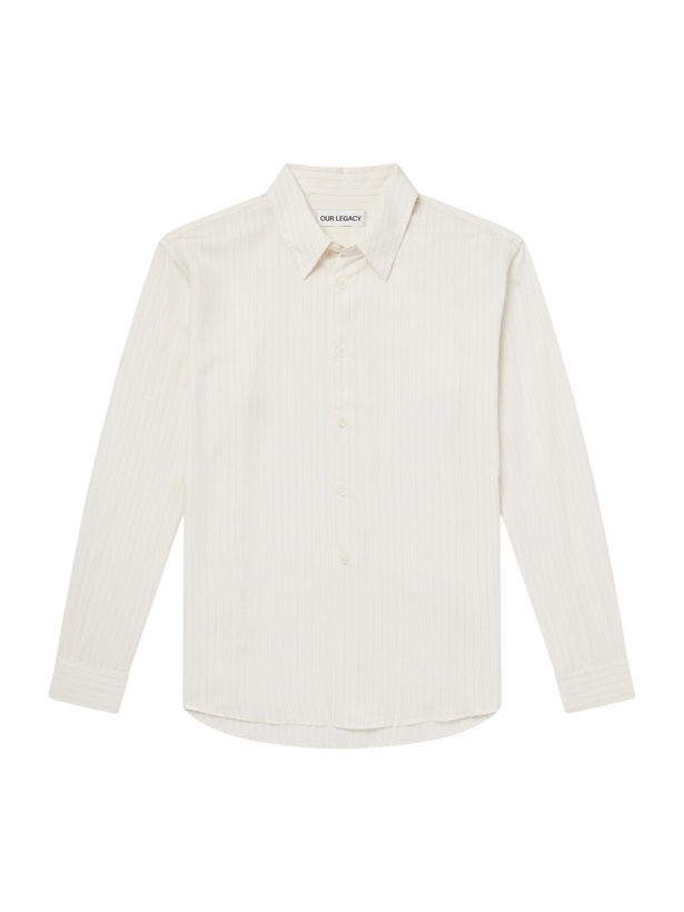Photo: Our Legacy - Beyond Striped Woven Shirt - Neutrals