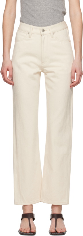 Photo: Jil Sander Off-White Slim Fit Jeans