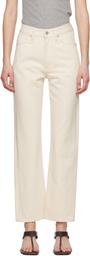 Jil Sander Off-White Slim Fit Jeans