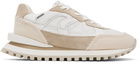 Axel Arigato White & Beige Sonar Sneakers