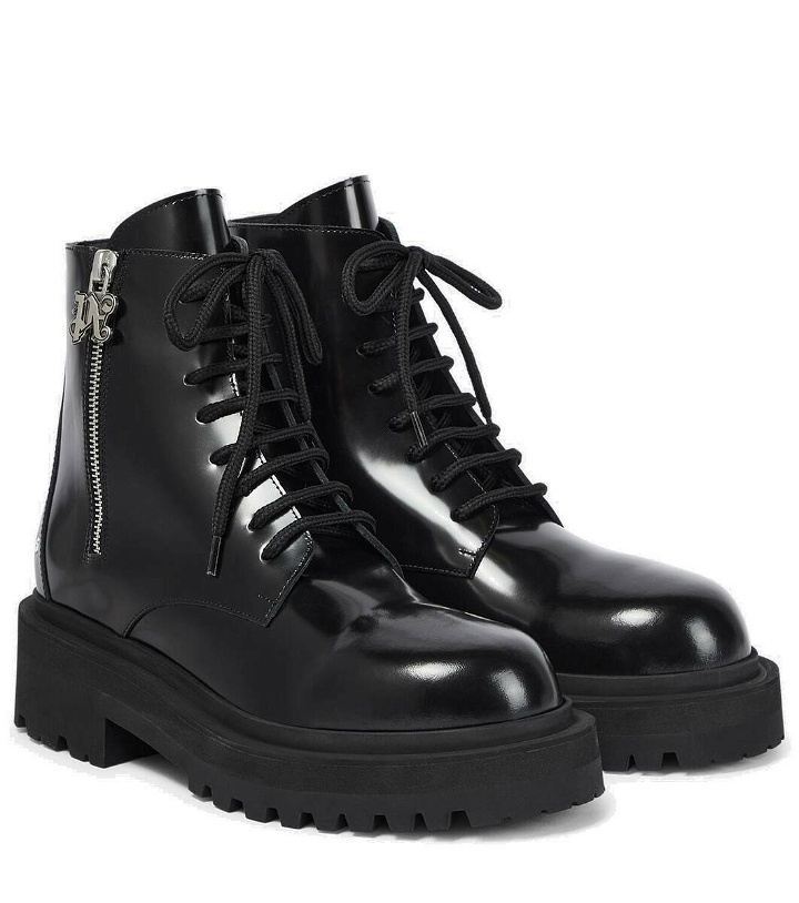 Photo: Palm Angels Leather combat boots
