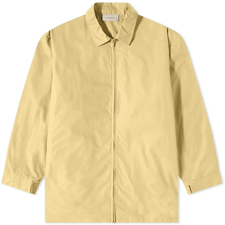 Photo: Fear of God ESSENTIALS Men's Barn Jacket in Light Tuscan