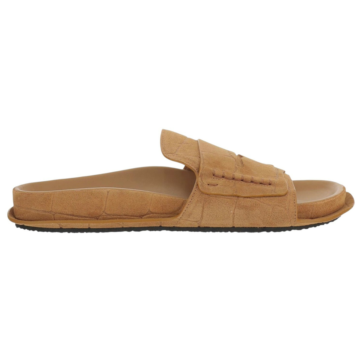 Jacquemus Brown & Blue Le Raphia 'Les Sandales Basses Pralu