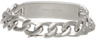 Maison Margiela Silver Semi-Polished Chain ID Bracelet