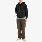 Dime Men's Cursive Zip Hoodie in Black