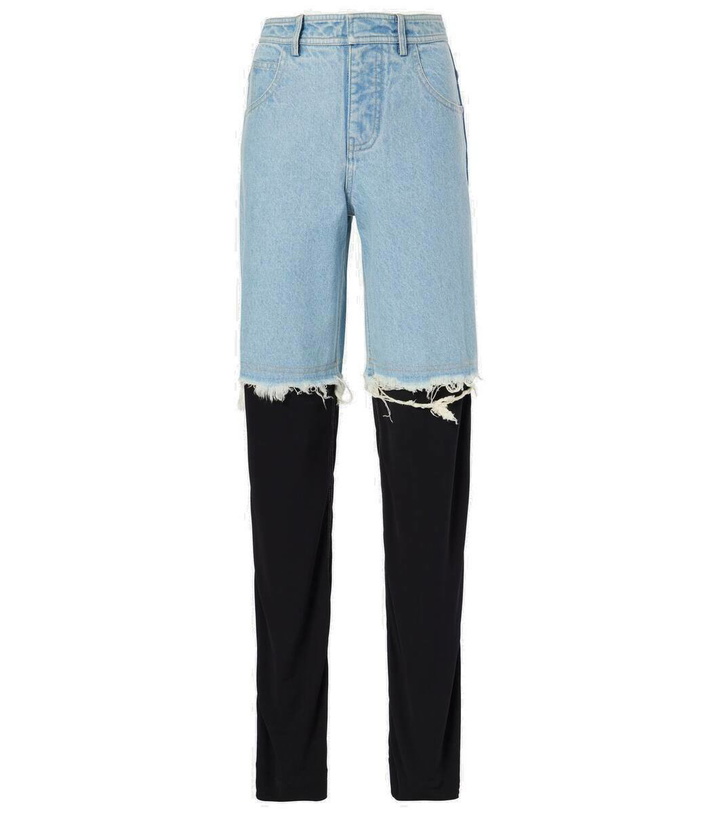 Photo: Christopher Esber Deconstructed wide-leg jeans