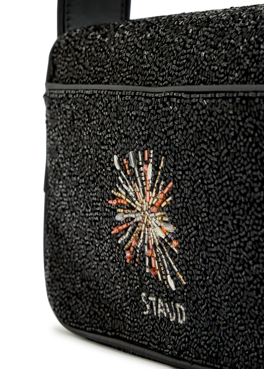 Staud Tommy Firework Beaded Shoulder bag - Black - One Size