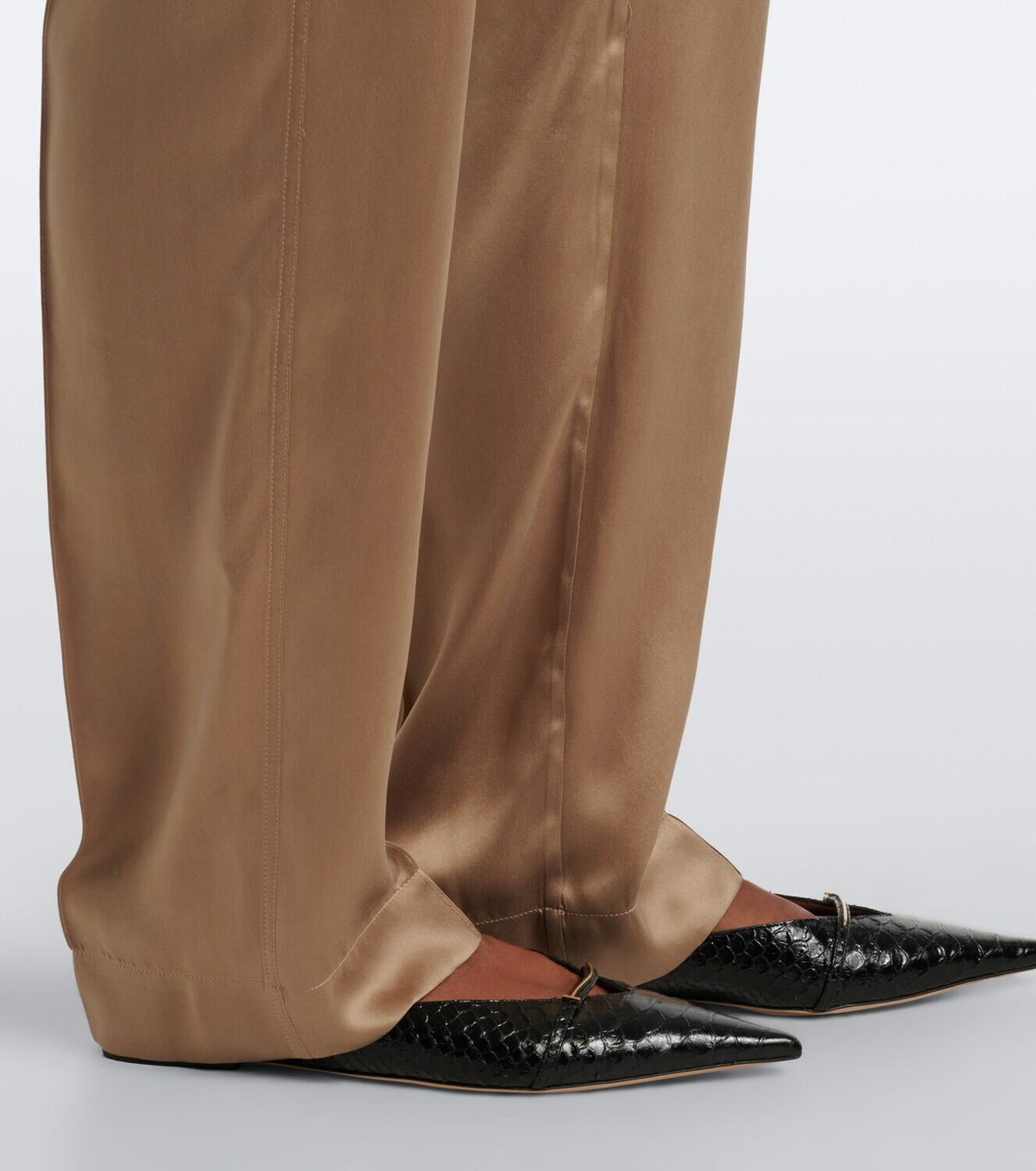Tom Ford Silk satin straight pants