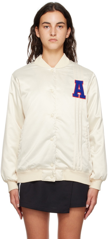 Photo: adidas Originals Off-White Collegiate Bomber Jacket
