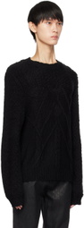 GUESS USA Black Loop Sweater