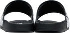 Versace Jeans Couture Black Logo Pool Slides