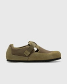 Birkenstock London Nova Textile Green Mens Sandals & Slide