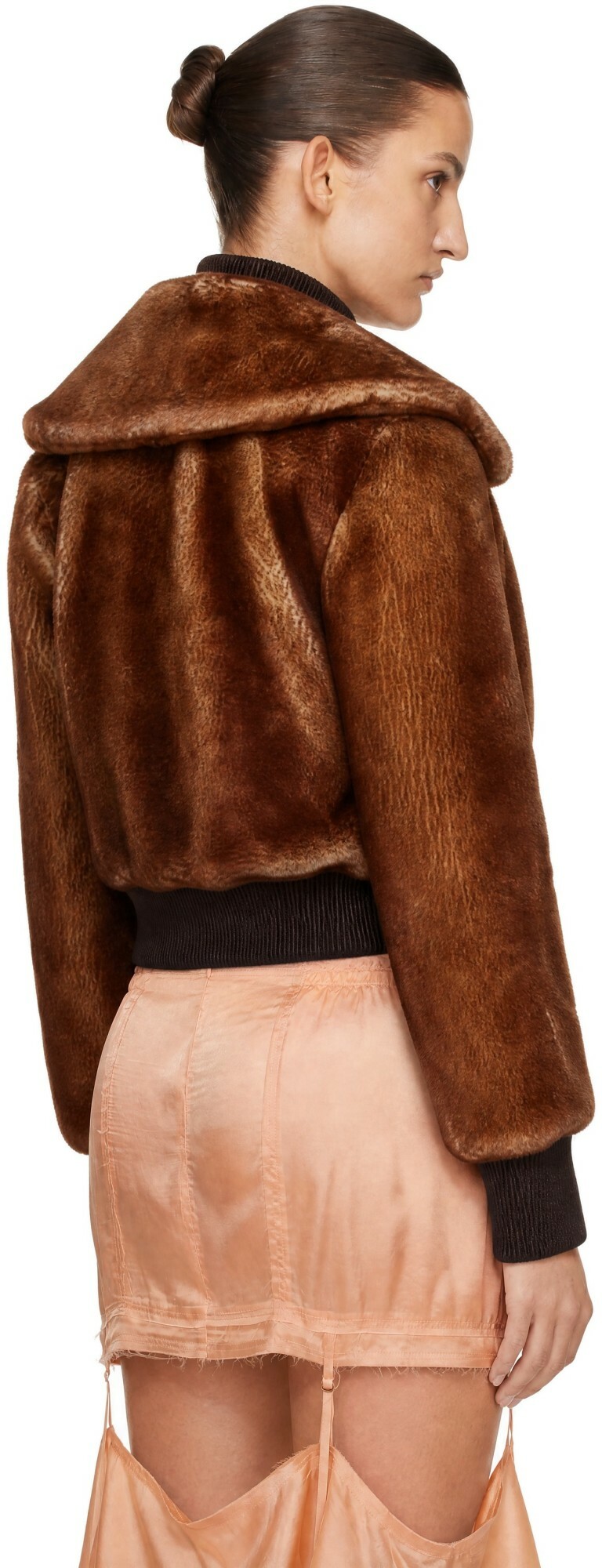 KNWLS Tan Eliza Shearling Jacket