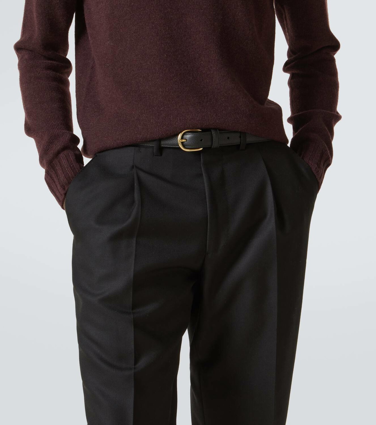 Saman Amel Cardon leather belt