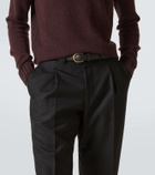 Saman Amel Cardon leather belt