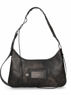 ACNE STUDIOS Midi Platt Patchwork Lace Leather Bag