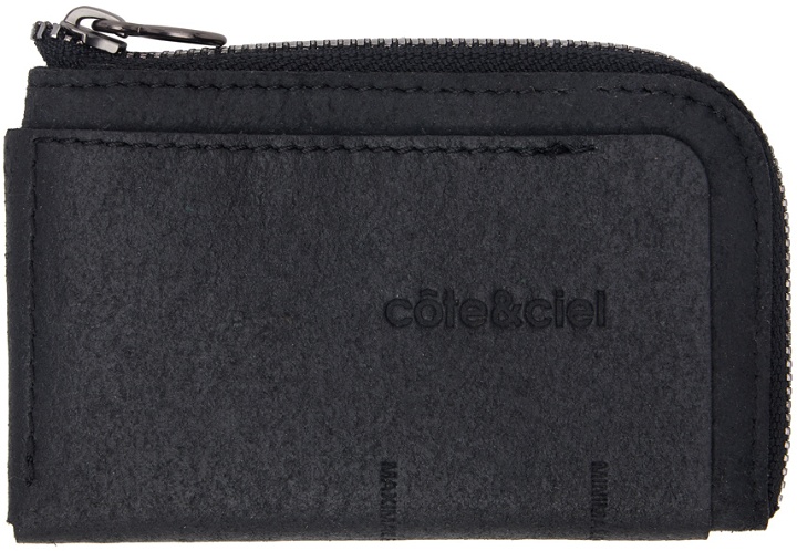 Photo: Côte&Ciel Black Zippered Wallet
