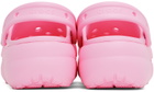 Crocs Pink Classic Platform Clogs