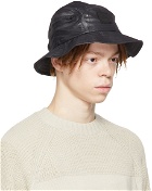 A-COLD-WALL* Black Tech Storage Bucket Hat