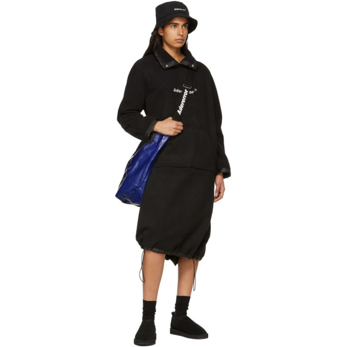 ADER error Black Oversized Cozy One-Piece Dress ADER error 