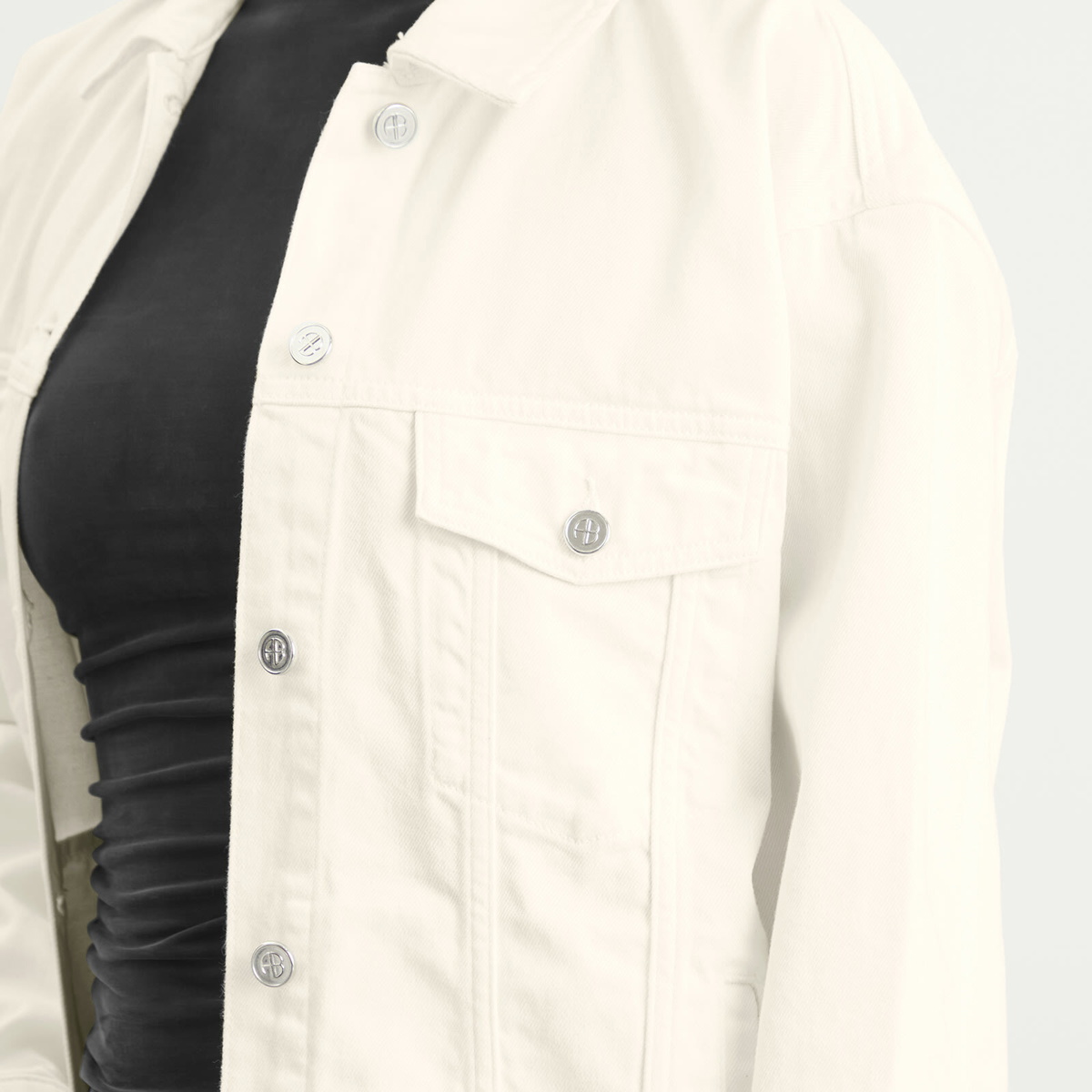 Anine Bing Women's Rory Jacket in Ecru