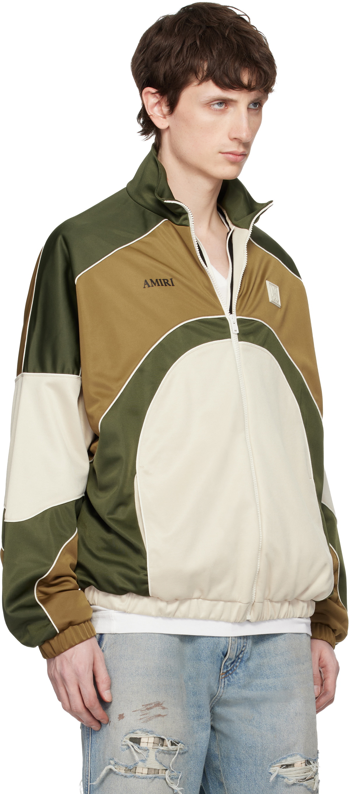 AMIRI Multicolor Oversized Panel Track Jacket