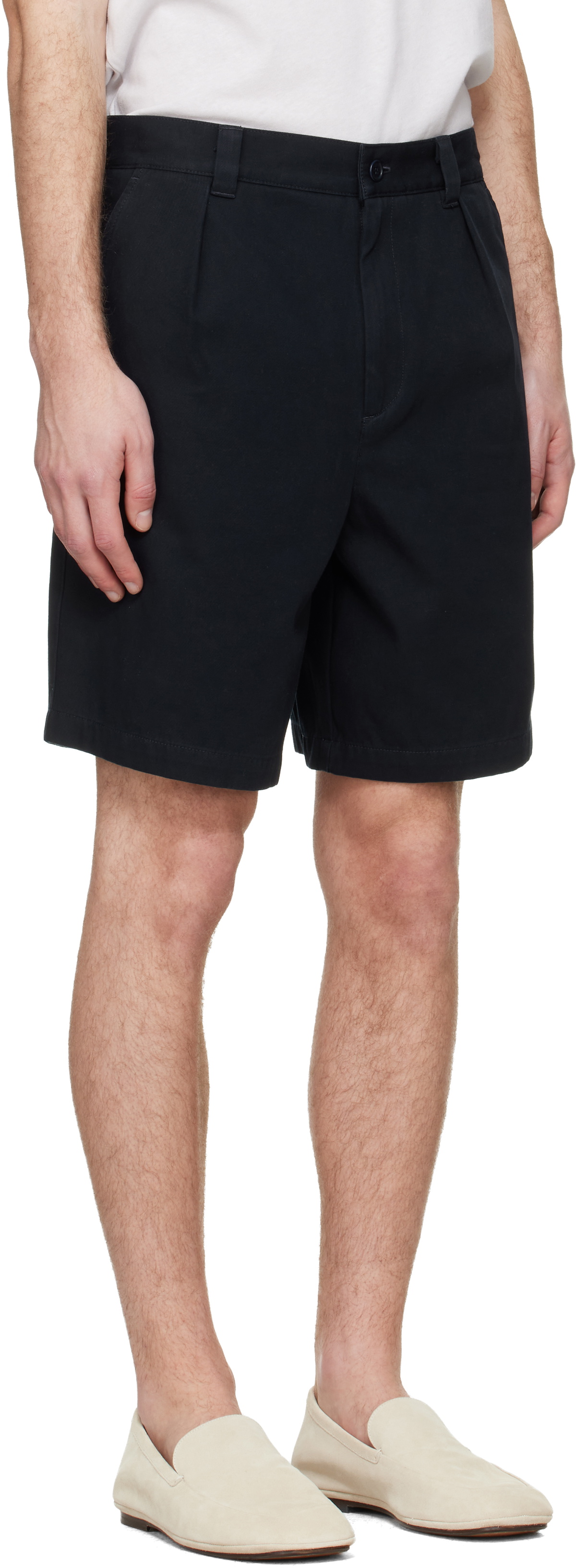 A.P.C. Navy Otis Bermuda Shorts
