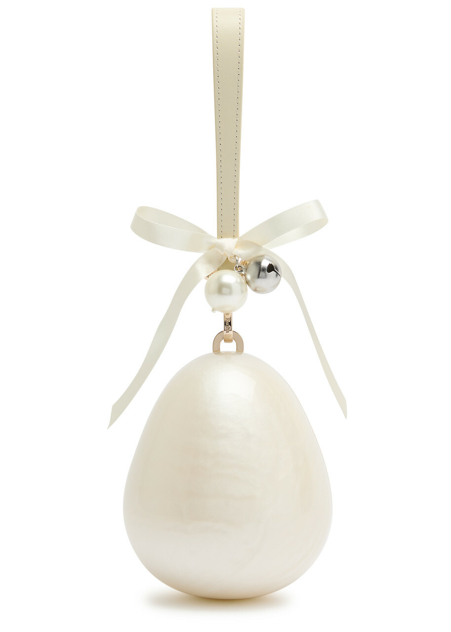 Simone Rocha - Micro Egg pearl-embellished clutch Simone Rocha