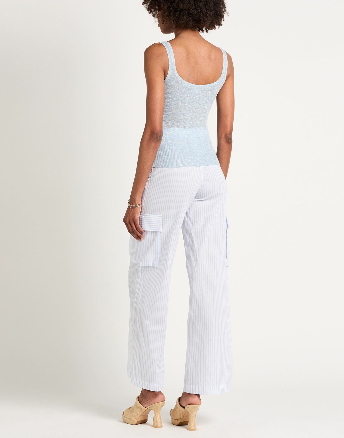 Eleventy Womens Top Light in Blue