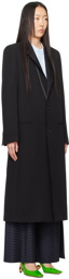 JW Anderson Black Buttoned Coat