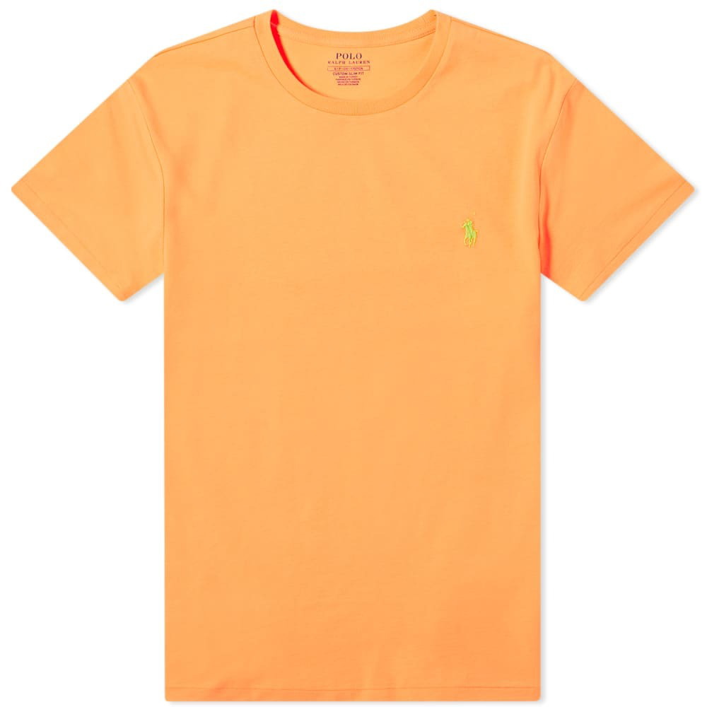 Polo Ralph Lauren Men's Custom Fit T-Shirt in Classic Peach Polo Ralph ...