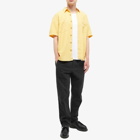 Foret Men's Largo Ripstop Short Sleeve Shirt in Dusty Yellow