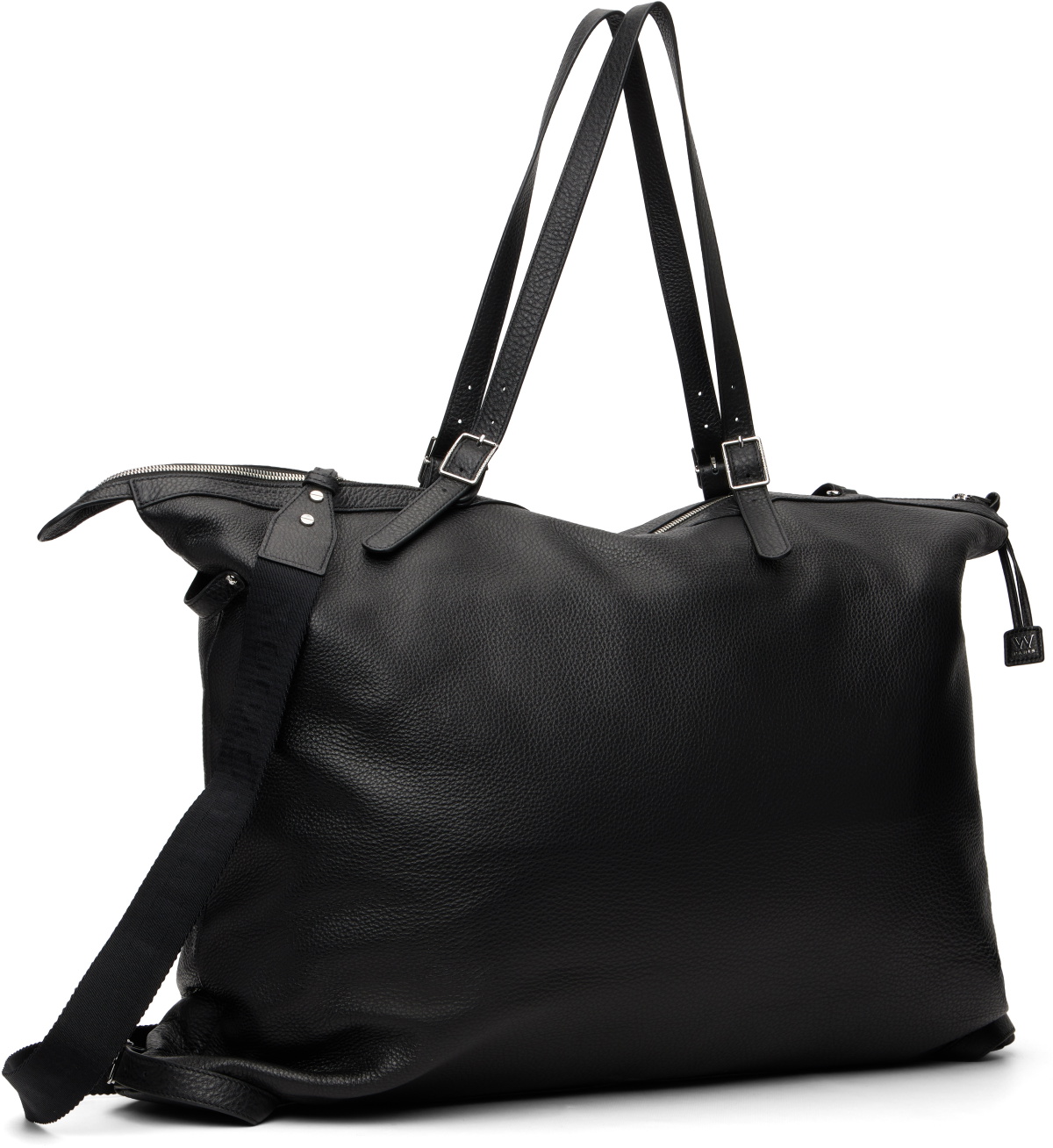 WOOYOUNGMI Black Medium Plus Leather Tote
