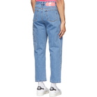 GCDS Blue Bucket Jeans