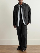 MANAAKI - Raranga Cotton-Twill Jacket - Black