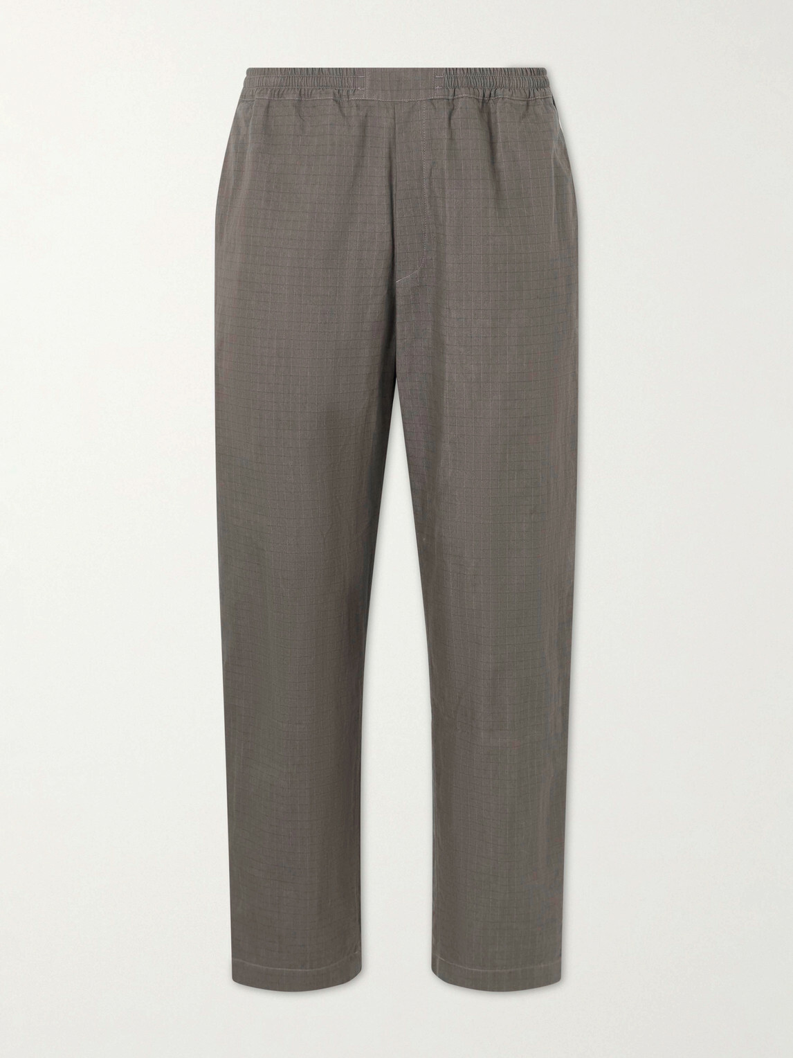 A Kind Of Guise - Banasa Straight-Leg Cotton-Blend Trousers - Brown