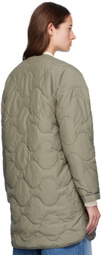 Canada Goose Green 'Black Label' Elgin Liner Reversible Down Coat
