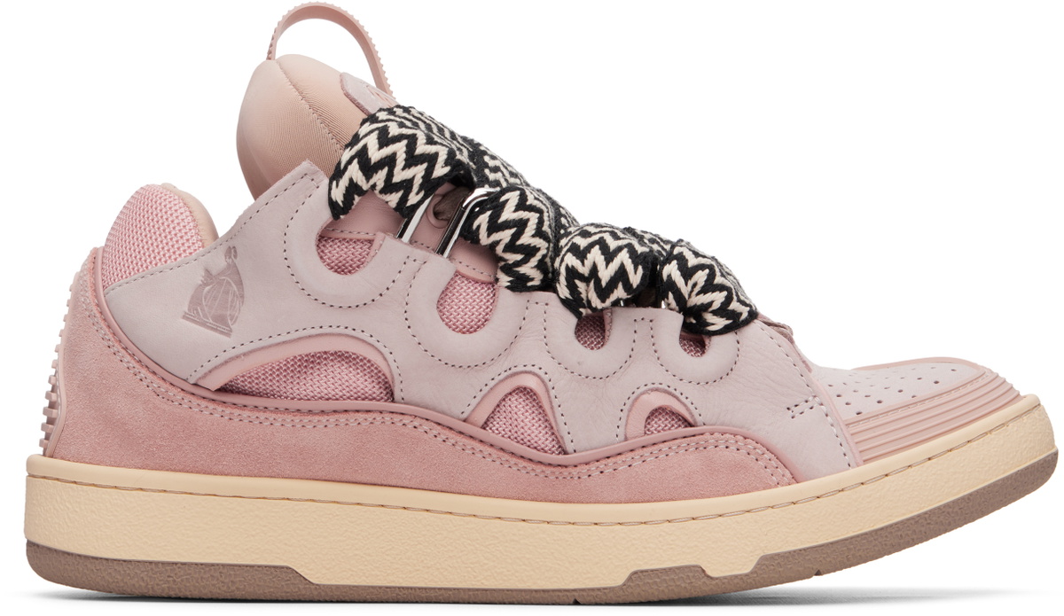 Lanvin Pink Curb Sneakers