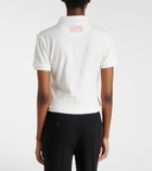 Victoria Beckham Cotton and linen polo shirt