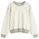 Lady White Co. Men's Mini Crewneck Sweatshirt in Reverse Heather Grey